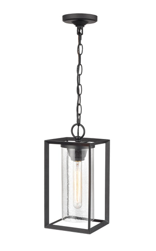 Wheatland 1-Light Outdoor Hanging Lantern Powder Coated Black
