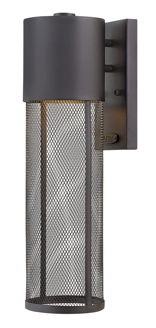 Aria Medium Wall Mount Lantern In Black Finish