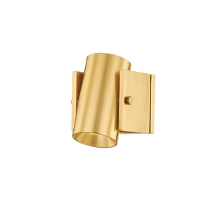 NOWRA WALL SCONCE with AGED BRASS Finish