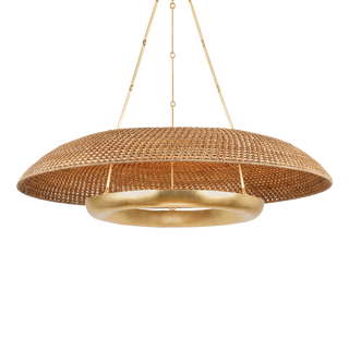 OAKLYN Chandelier with Vintage Gold Leaf Finish