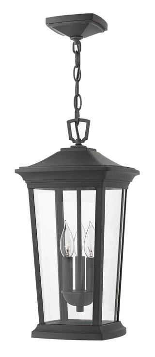 Bromley Medium Hanging Lantern In Black Finish