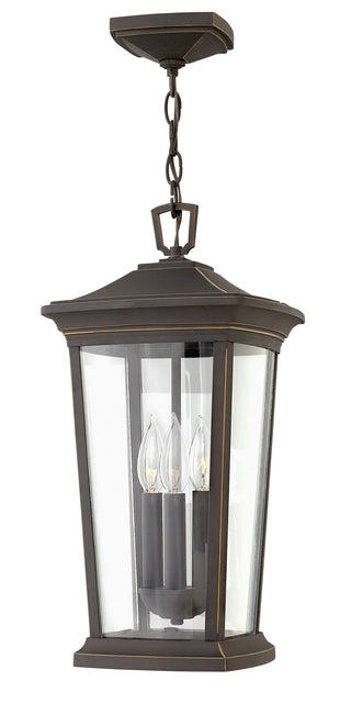 Bromley Medium Hanging Lantern In Light Bronze Finish