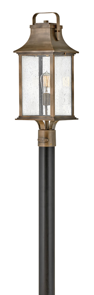 Grant Large Post Top or Pier Mount Lantern In Light Bronze Finish