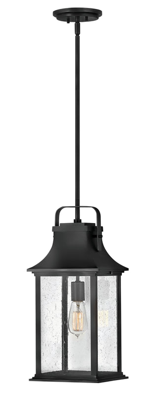 Grant Medium Hanging Lantern In Black Finish