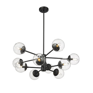 Avell 1 - Light Chandelier Ceiling Light Matte Black