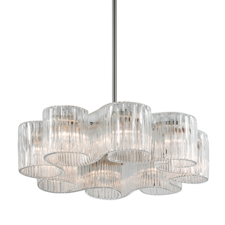 Circo Chandelier SATIN SILVER LEAF