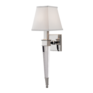 Ruskin Wall Sconce Polished Nickel