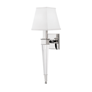 Ruskin Wall Sconce with Polished Nickel Finish