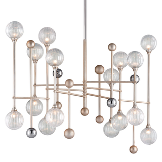 Majorette Linear In SILVER LEAF W POLISHED CHROME Finish