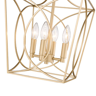 Tracy 4-Light Pendant light Painted Modern Gold