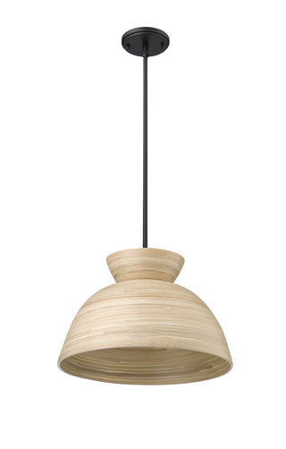Jaycen 1-Light Pendant light Matte Black