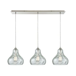 Belmont 36'' Wide 3-Light Pendant - Satin Nickel