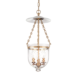 Hampton Pendant with Aged Brass Finish