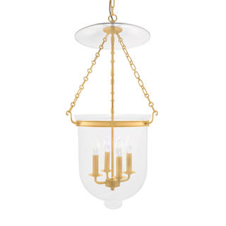 Hampton Pendant with Aged Brass Finish