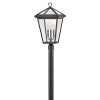 Alford Place Large Post Mount Lantern in Oil Rubbed Bronze