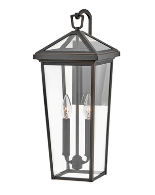 Alford Place Medium Tall Wall Mount Lantern in Oil Rubbed Bronze