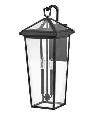 Alford Place Large Tall Wall Mount Lantern in Museum Black