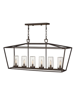 Alford Place Medium Six Light Linear In Light Bronze Finish