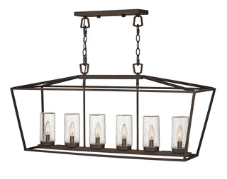 Alford Place Medium Six Light Linear 12v In Light Bronze Finish
