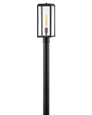 Max Medium Post Top or Pier Mount Lantern In Black Finish