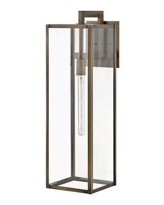 Max Large Wall Mount Lantern in Burnished Bronze