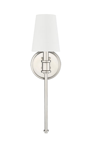 1-Light Wall Sconce Polished Nickel