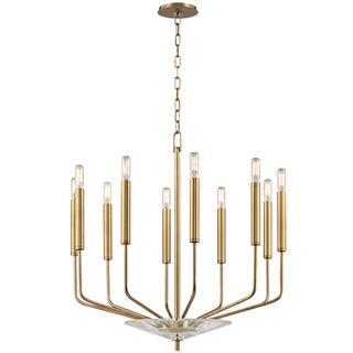 Gideon Chandelier Aged Brass