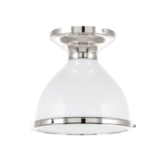 Randolph Semi Flush Polished Nickel