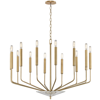 Gideon Chandelier Aged Brass