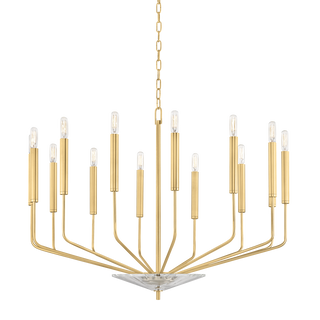 Gideon Chandelier with Aged Brass Finish