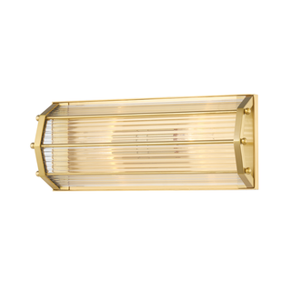 Wembley Wall Sconce Aged Brass