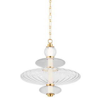 WILLIAMS PENDANT with AGED BRASS Finish