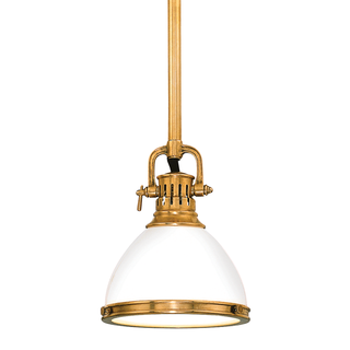 Randolph Pendant with Aged Brass Finish