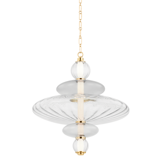 WILLIAMS PENDANT with AGED BRASS Finish