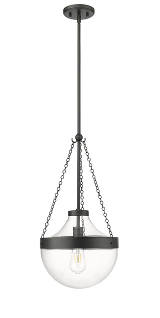 Clarra 1-Light Pendant light Matte Black