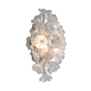 Jasmine Wall Sconce SILVER LEAF