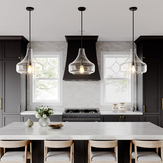 Madelynn 1-Light Pendant light Matte Black