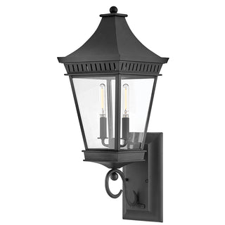 Chapel Hill Large Wall Mount Lantern in Museum Black