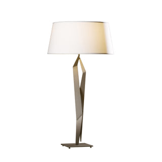 Facet Table Lamp Dark Smoke / Natural Anna Shade (SF)