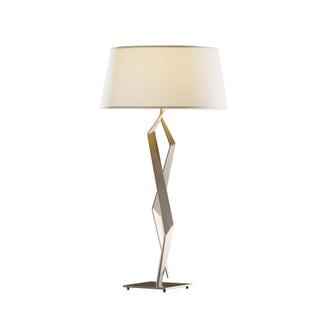 Facet Table Lamp Dark Smoke / Natural Anna Shade (SF)