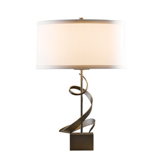 Gallery Spiral Table Lamp Dark Smoke / Natural Anna Shade (SF)