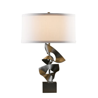 Gallery Twofold Table Lamp Dark Smoke / Natural Anna Shade (SF)