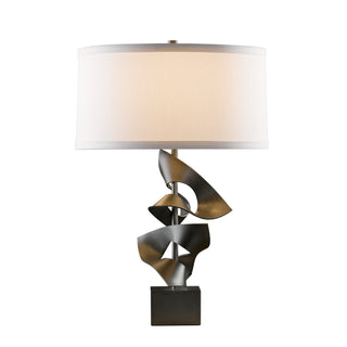 Gallery Twofold Table Lamp Dark Smoke / Natural Anna Shade (SF)