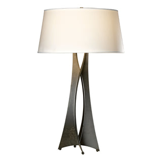 Moreau Tall Table Lamp Dark Smoke / Natural Anna Shade (SF)