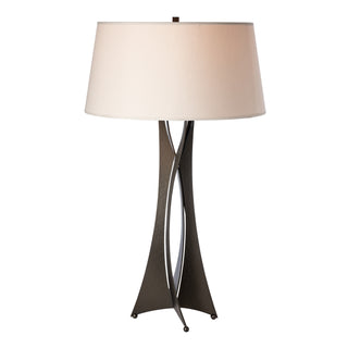 Moreau Tall Table Lamp Oil Rubbed Bronze / Flax Shade (SE)