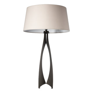 Moreau Tall Table Lamp Oil Rubbed Bronze / Flax Shade (SE)