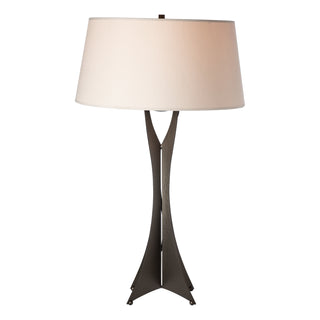 Moreau Tall Table Lamp Oil Rubbed Bronze / Flax Shade (SE)