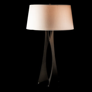 Moreau Tall Table Lamp Oil Rubbed Bronze / Flax Shade (SE)