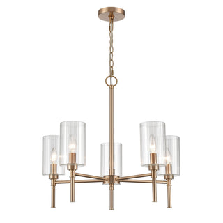 Chastine 5-Light Chandelier Ceiling Light Modern Gold