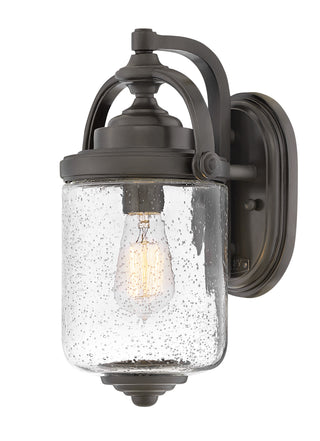 Willoughby Medium Wall Mount Lantern in Oil Rubbed Bronze
